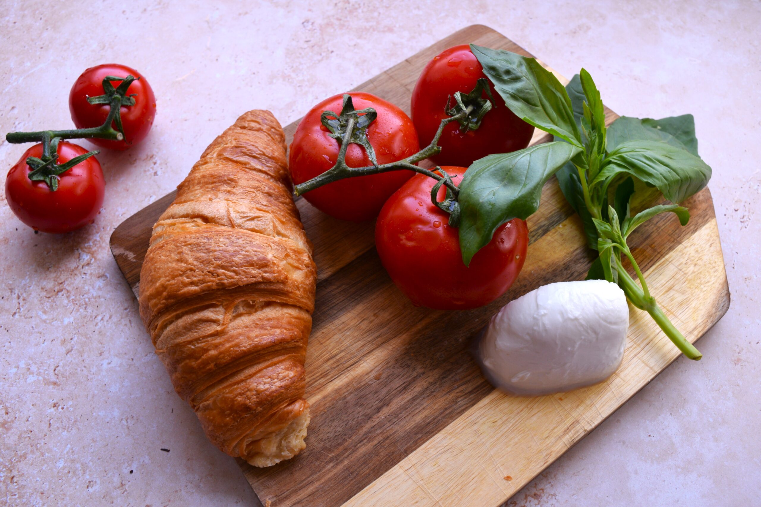 Savoring Summer: Basil Mozzarella and Tomato Croissant