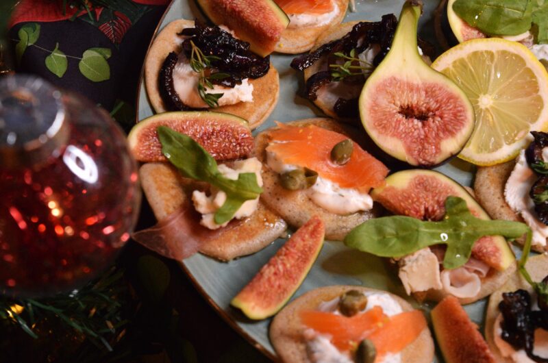 Festive Blinis for Holiday Canapés